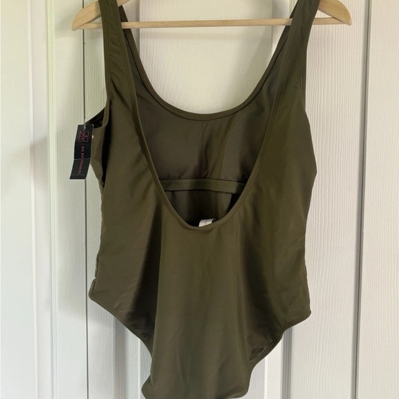 Olive Green BAE SQUAD Women's Swimsuit - X-Large  (15/17) - Picture 3 of 4